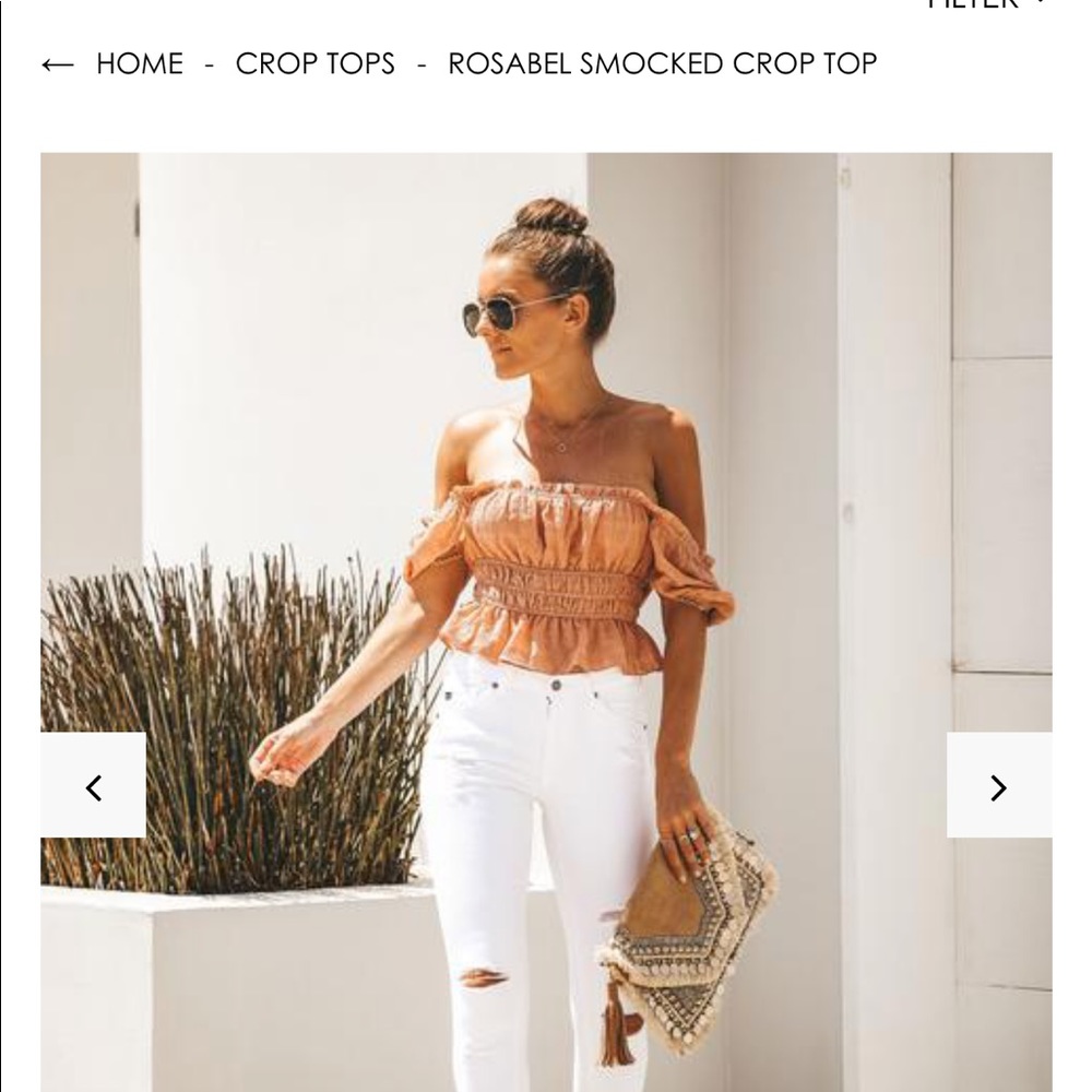 Vici Dolls SkyLar Rose crop top